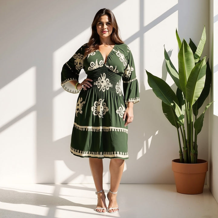 Lora | Casual Midi Dress
