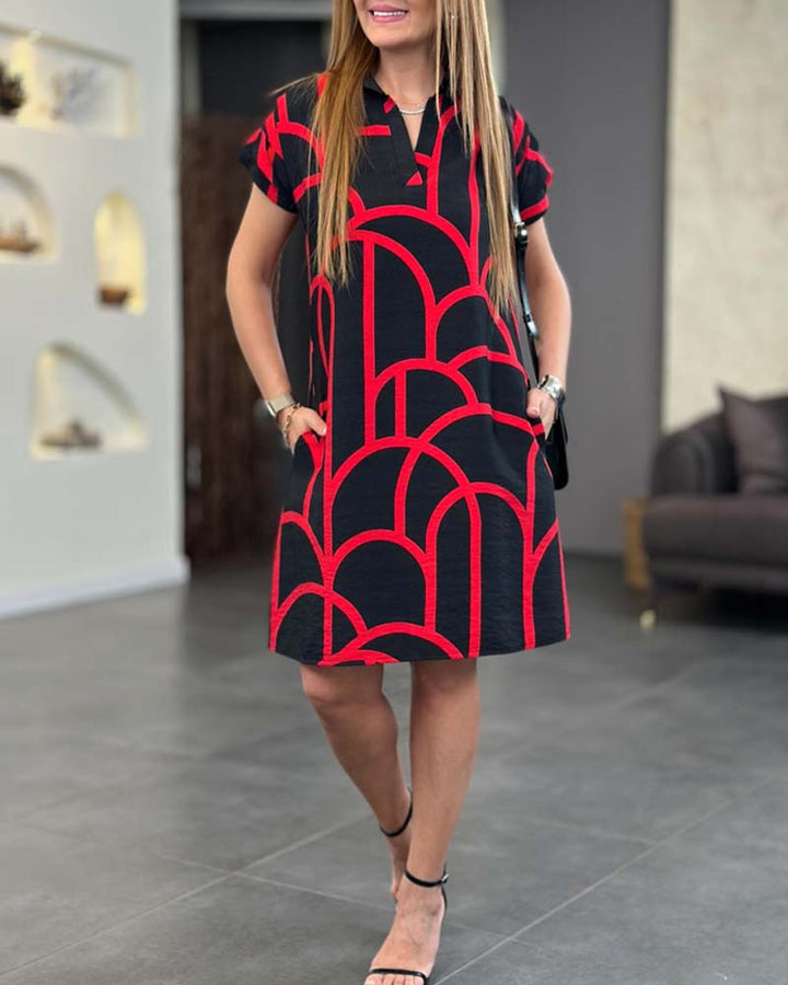 PATRICIA | SHORT-SLEEVE DRESS