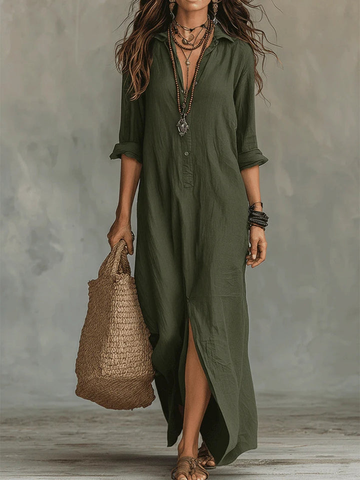WILLOW | Effortless Maxi Dress Flattering Silhouette