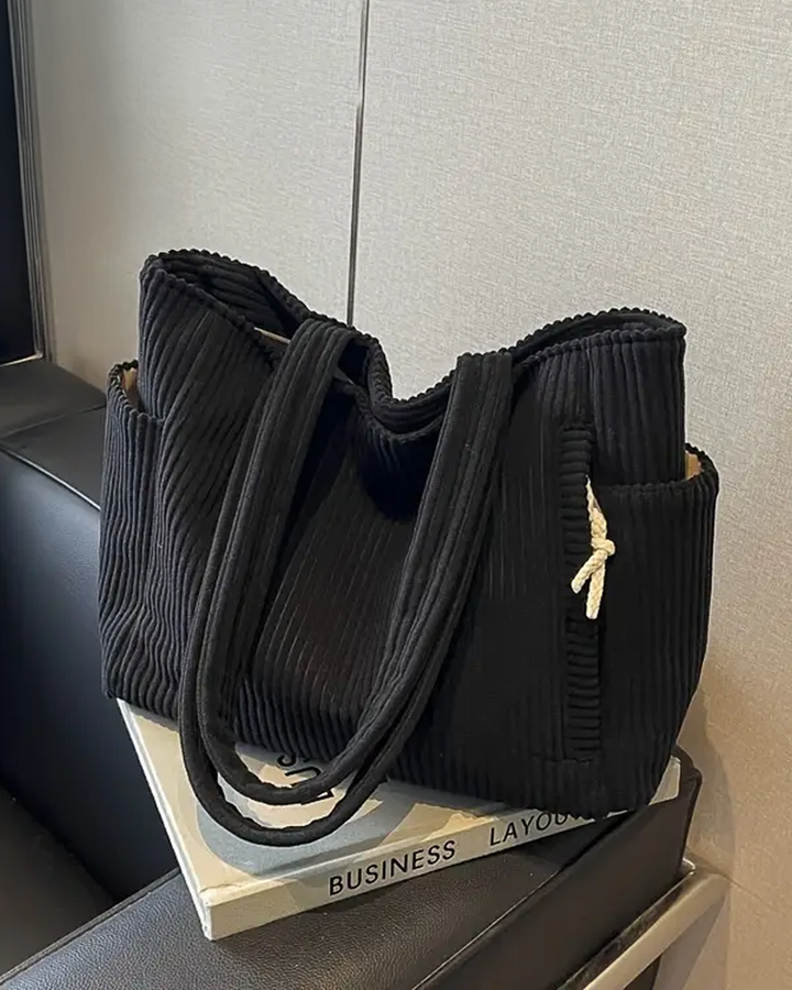 Tida | Ripped Corduroy Carry Bag