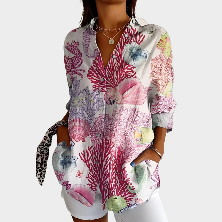 Kate |  Casual Printed Blouse
