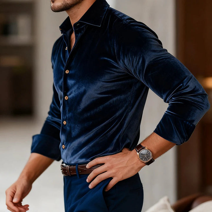 Finlay | Classic Velvet Button Shirt