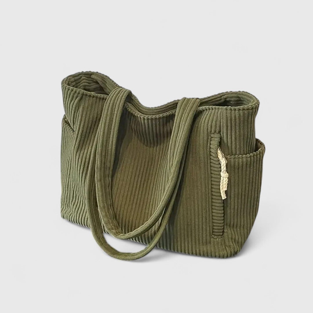 Tida | Ripped Corduroy Carry Bag