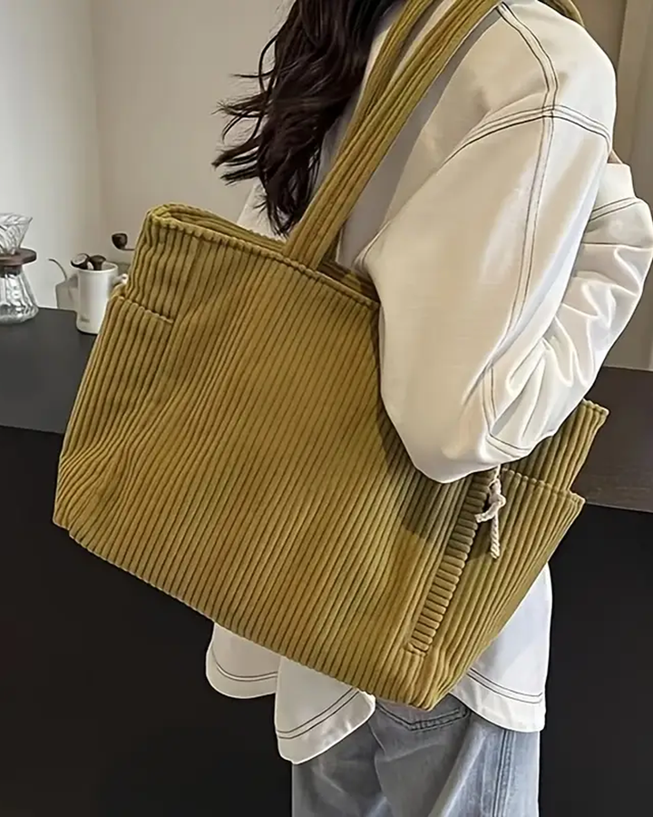 Tida | Ripped Corduroy Carry Bag