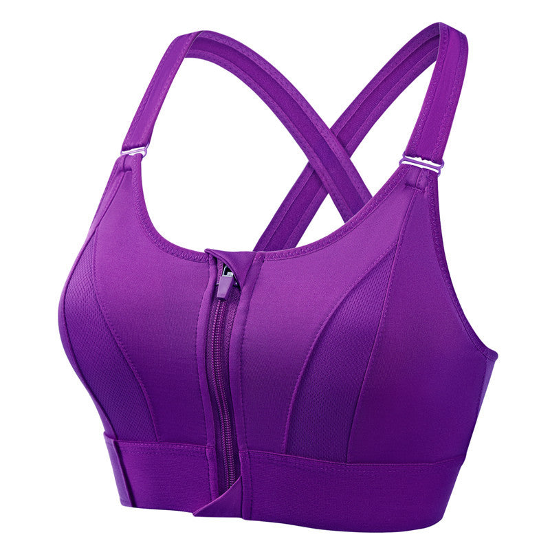 Lora | Zip Fit Sports Bra Anti-Sweat