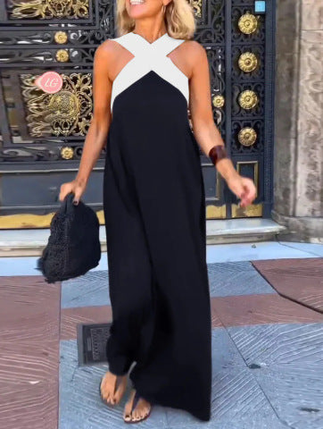 ELSA | DRESS WITH CROSSED CUT