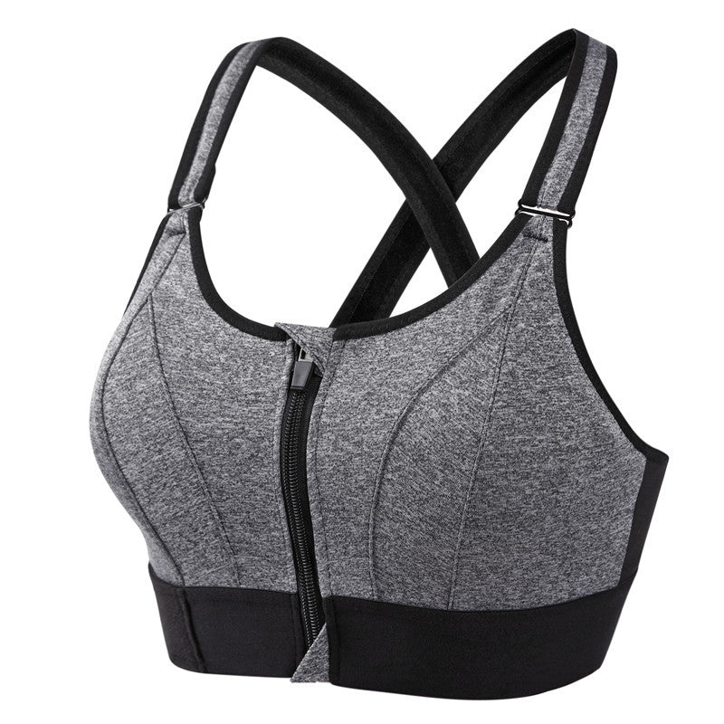 Lora | Zip Fit Sports Bra Anti-Sweat