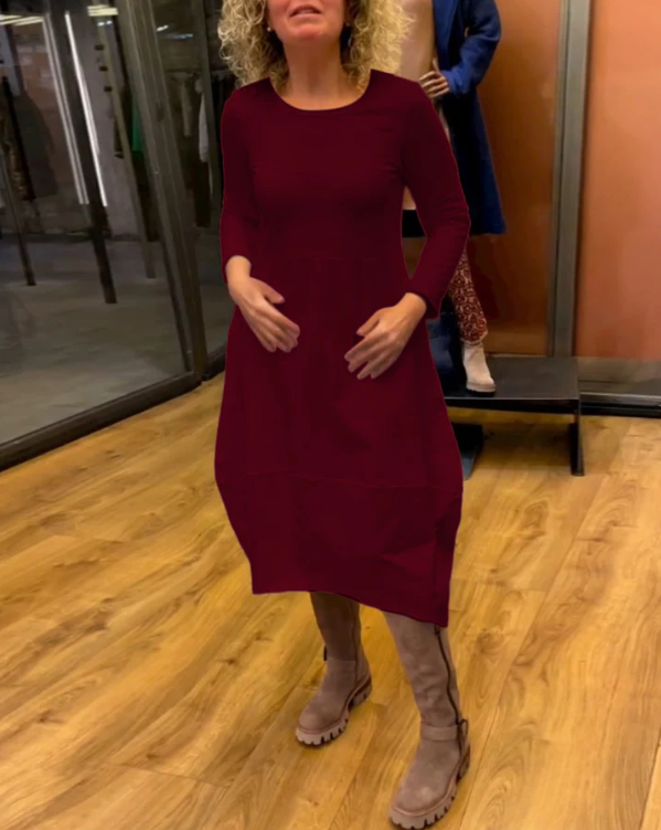 Jenna | Midi Dress with Pockets
