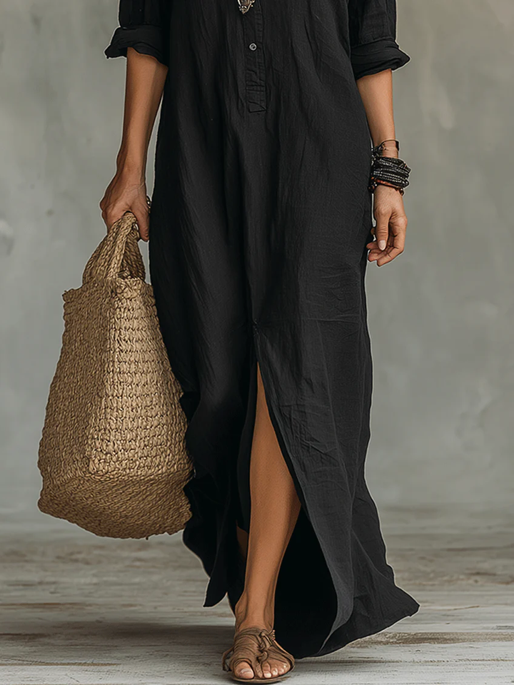 WILLOW | Effortless Maxi Dress Flattering Silhouette