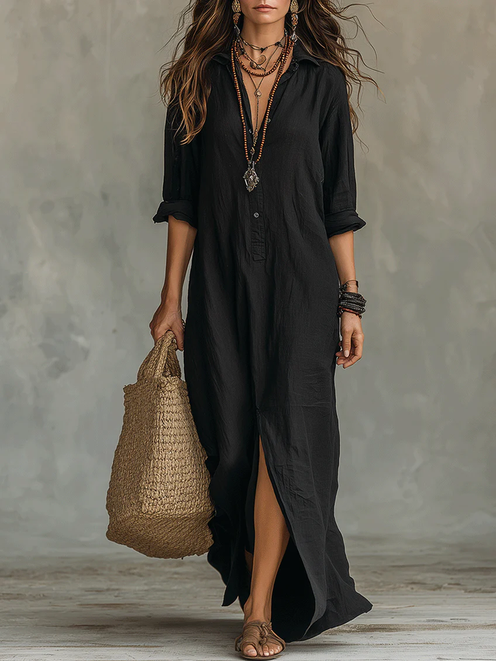 WILLOW | Effortless Maxi Dress Flattering Silhouette