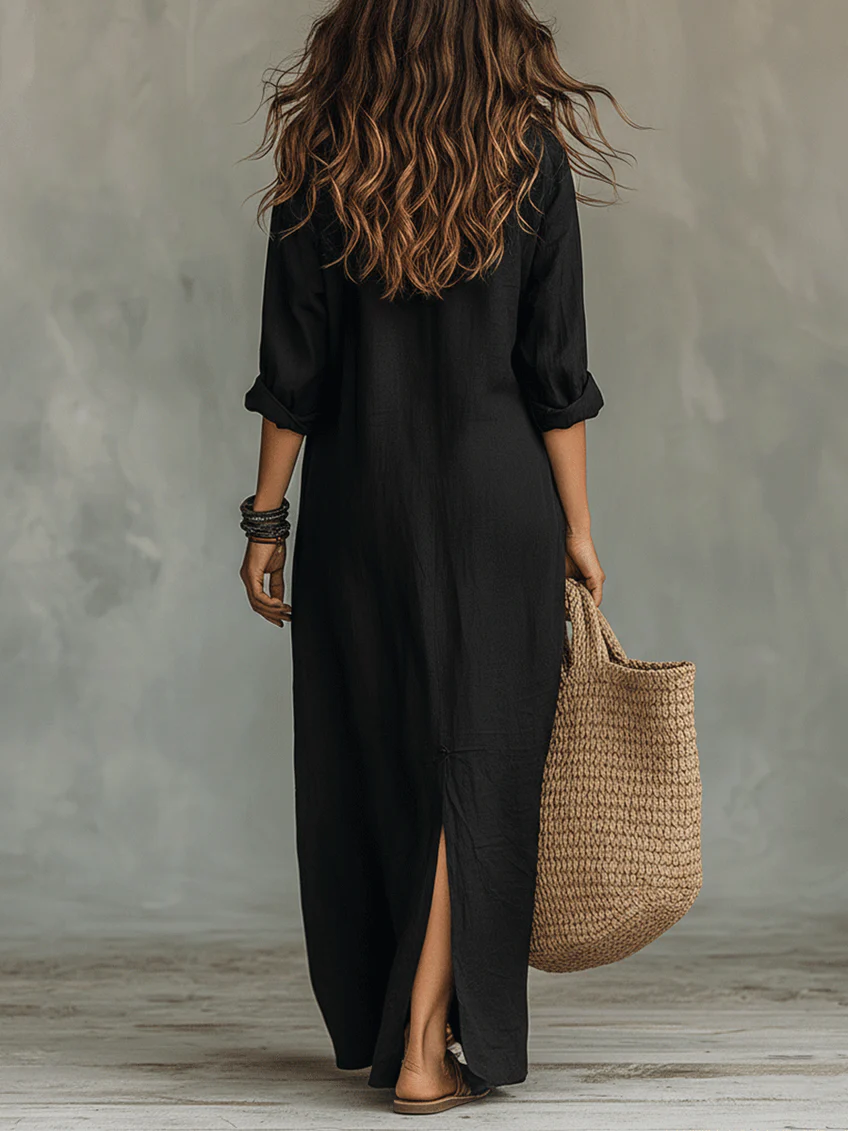 WILLOW | Effortless Maxi Dress Flattering Silhouette