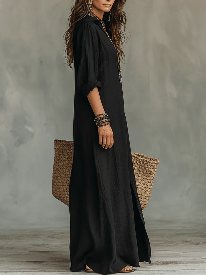 WILLOW | Effortless Maxi Dress Flattering Silhouette