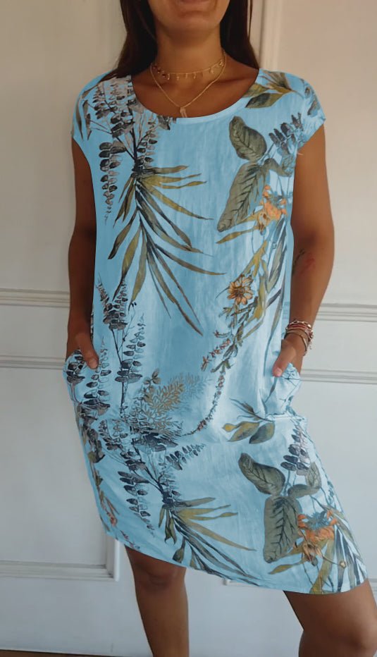 Annelyn | Comfortable Dress with Round Neck