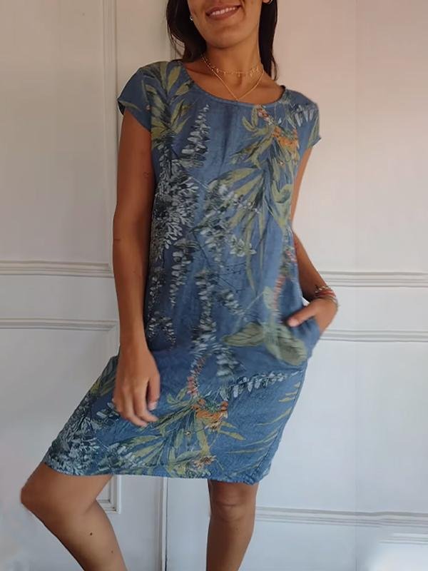 Annelyn | Comfortable Dress with Round Neck
