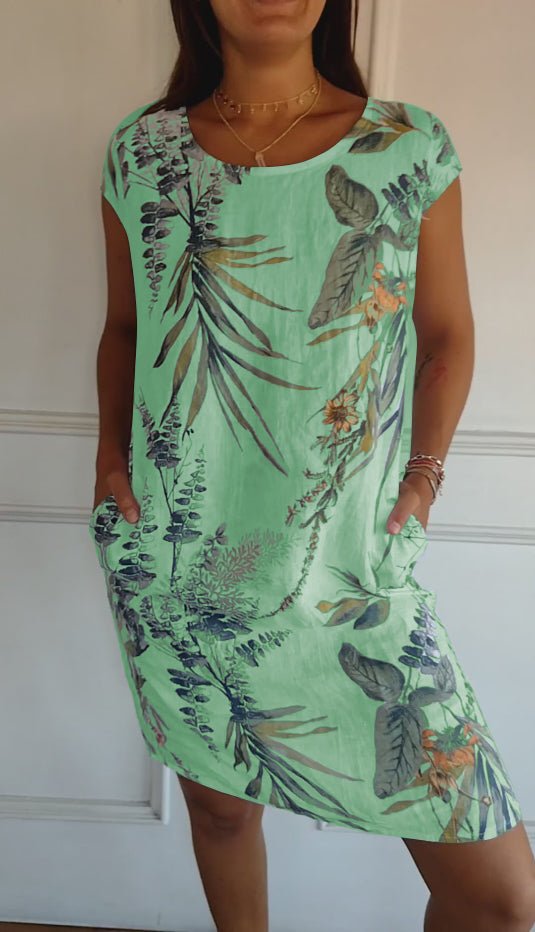Annelyn | Comfortable Dress with Round Neck
