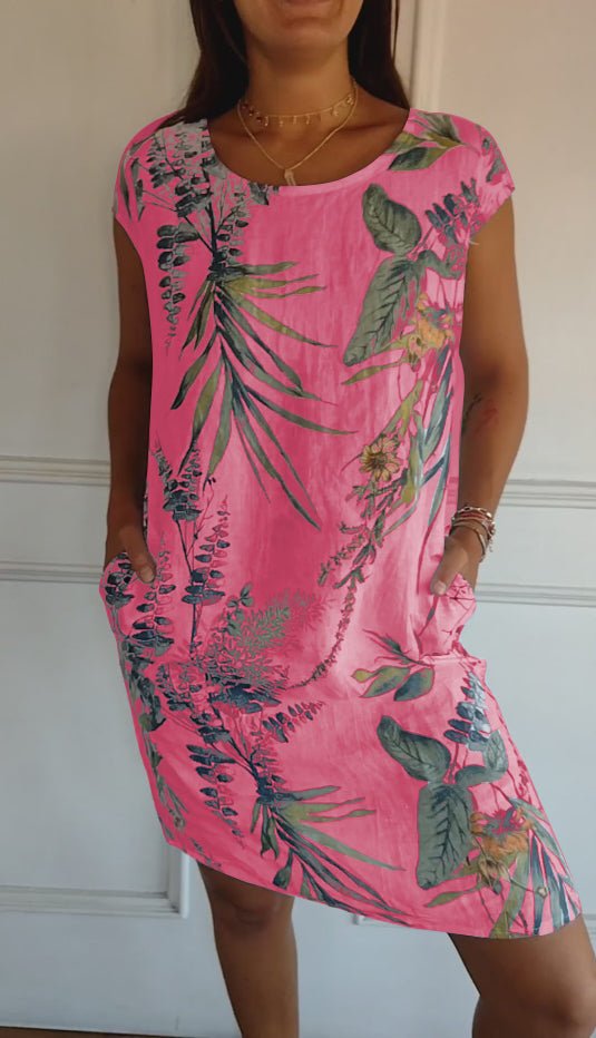 Annelyn | Comfortable Dress with Round Neck