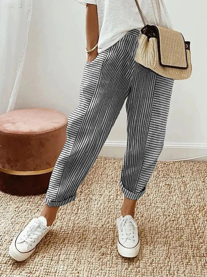 Sabrina - Striped Trousers