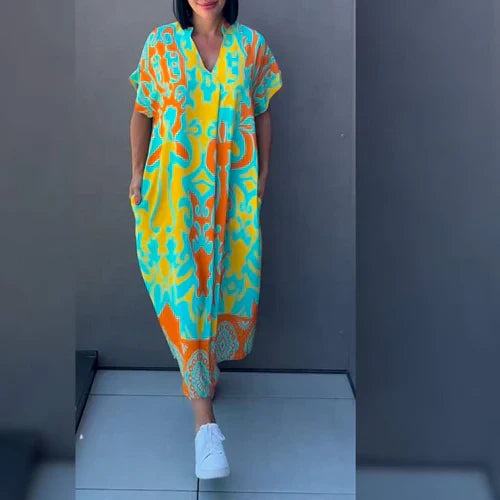 Elena™ – Elegant Floral Dress