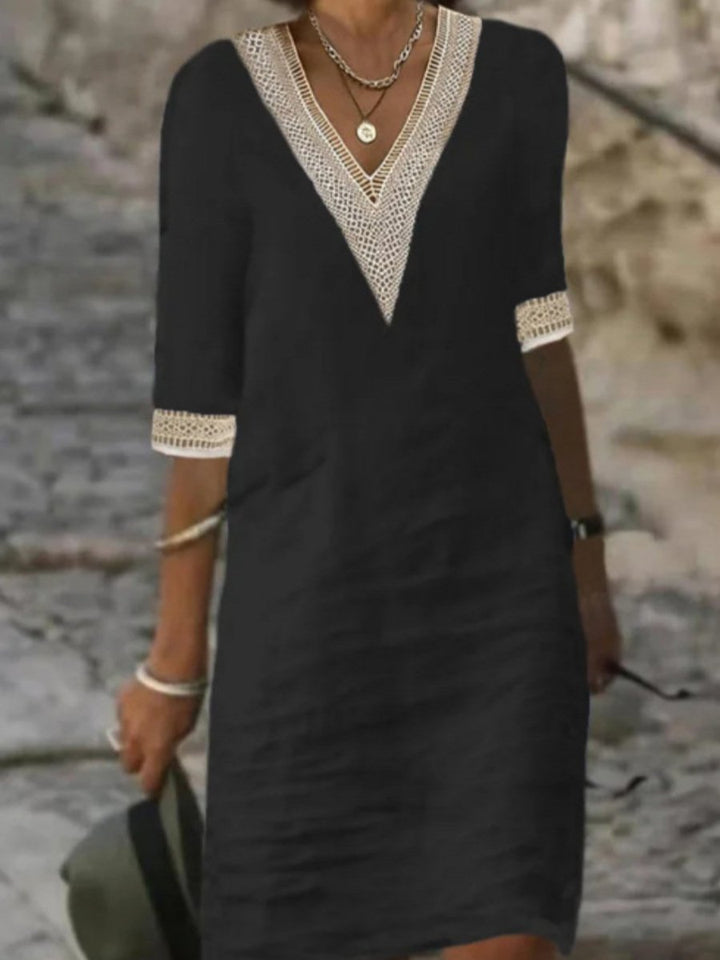 Emily | Casual V-Neck Dress