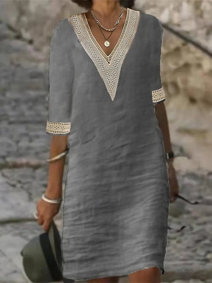 Emily | Casual V-Neck Dress