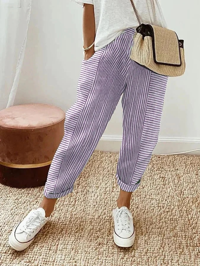 Sabrina - Striped Trousers