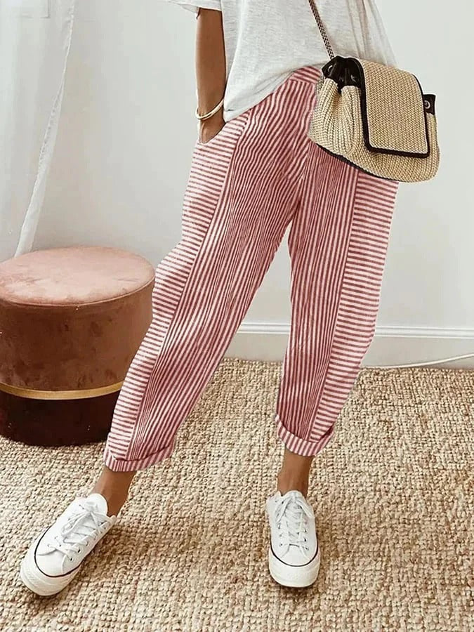 Sabrina - Striped Trousers